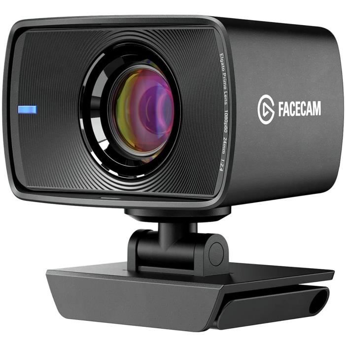 ELGATO - Streaming - Facecam - Webcam 1080p60 en Vraie Full HD, Objectif en Verre à Mise au Point Fi