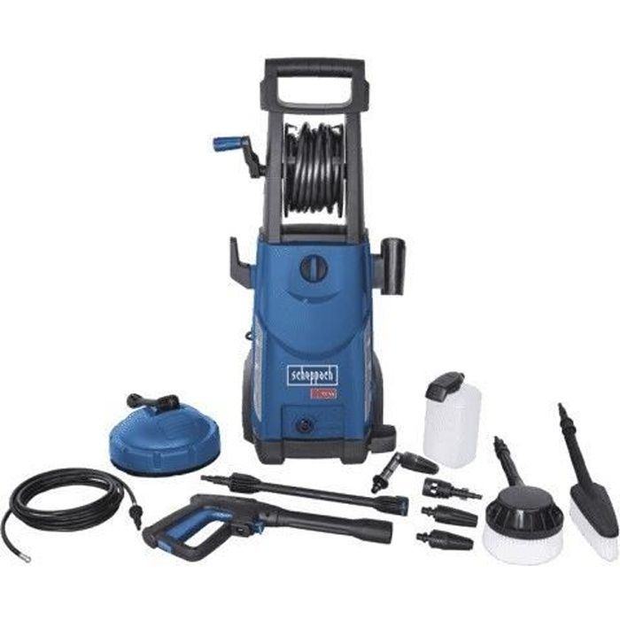 Scheppach Hce2200 Nettoyeur Haute Pression 165 Bars Avec Brosse Terrasse Et Autos Debouche Canalisations Achat Vente Nettoyeur Haute Pression Cdiscount