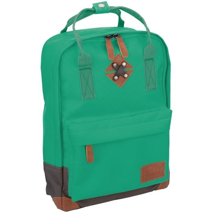 ABBEY Petit sac à dos en polyester 300T - Doublure 100% polyester - Dimensions 24 x 10 x 33 cm - Vert