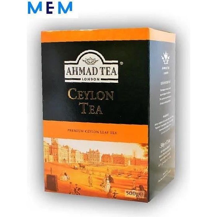 Thé noir de ceylan 500 gr -halal- AHMAD TEA