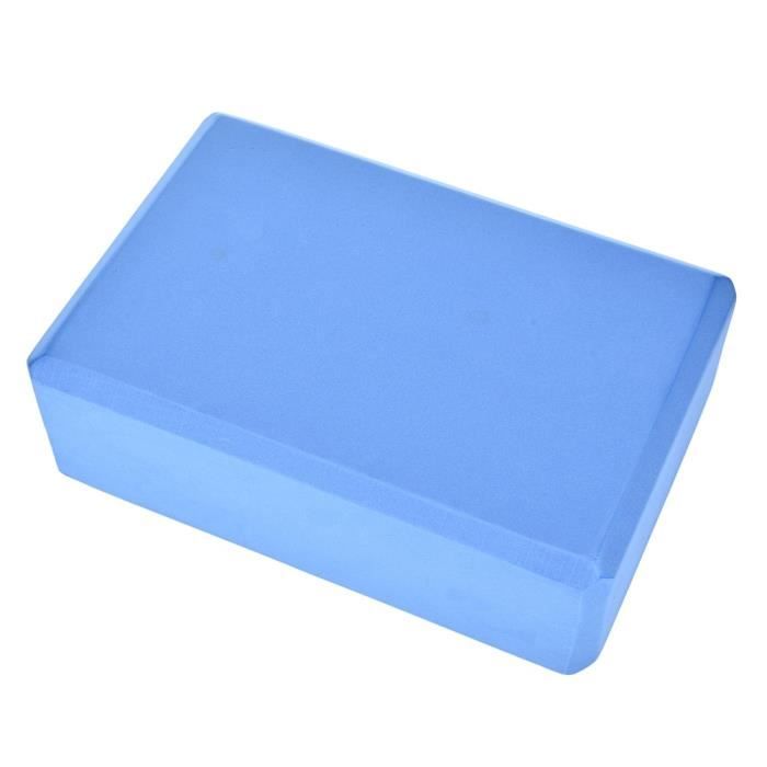 blocs de mousse de Yoga en forme de cube, traversin en briques, coussin pour exercices de sport, équipement Bleu