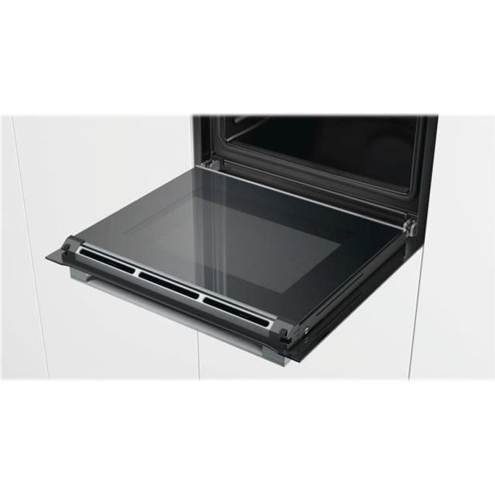 Bosch Serie 8 HBG635BB1 Four intégrable niche largeur : 56 cm profondeur : 55 cm hauteur : 58.5 cm avec système auto-nettoyant…