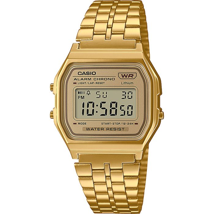 Montre vintage - CASIO - Multifonctions - Dorée