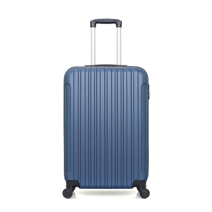 HERO – VALISE WEEK-END - ABS – 65cm – 4 roues – ALPES – MARINE