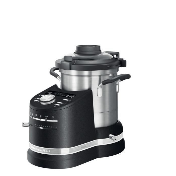 robot cuiseur tout en un de 4,5L 1500W truffe noire argent