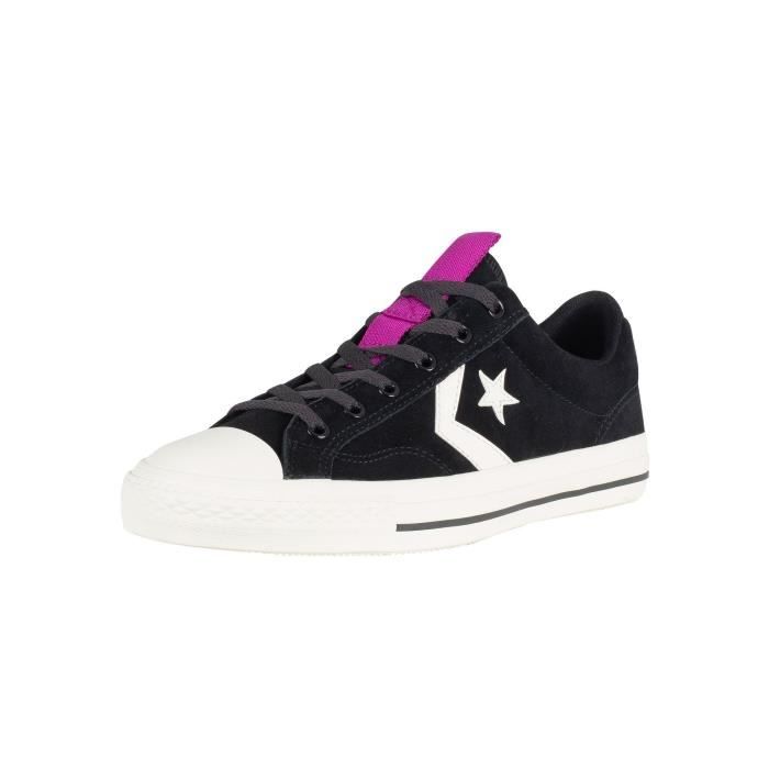 Converse Homme Baskets Star Player OX Suede, Noir