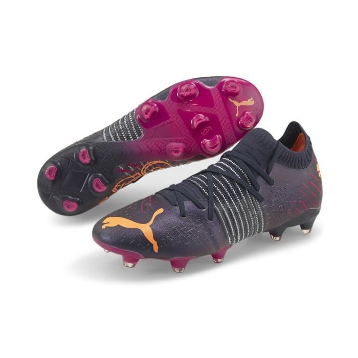 Chaussures de football de football Puma Future Z 1.2 Fg/Ag - violet/bleu marine - 41