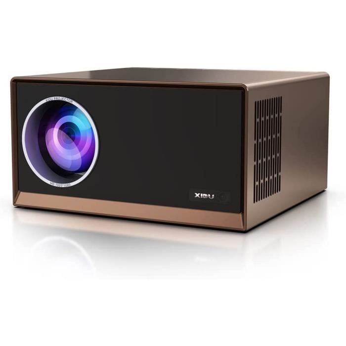 Vidéoprojecteur XIDU PhilBeam S1,5G WiFi Bluetooth 550Ansi Lumens Projecteur Supporté 4K,4D/4P ,Natif 1080P Full HD Projecteur Zoom
