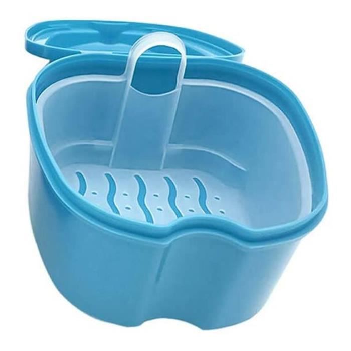 Boîte à Dentier, Boîte de Rangement Appareil Dentaire pour Protège Dents - BLEU #77
