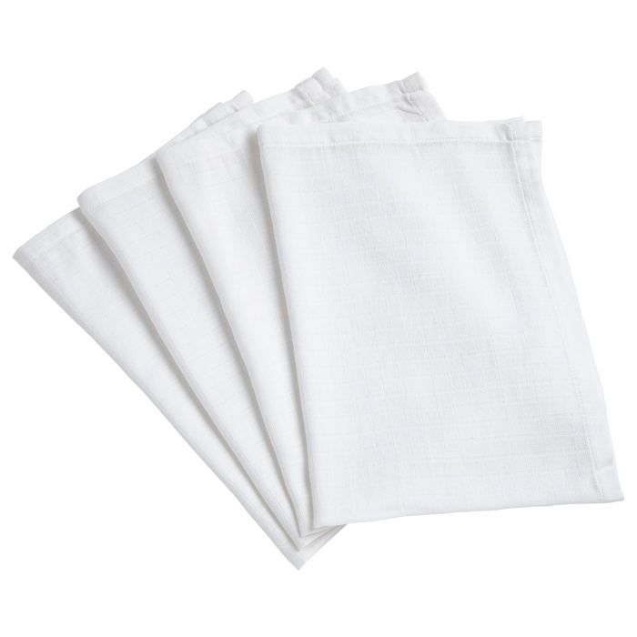 BABYCALIN Lot de 4 langes Bio - 50 x 70 cm