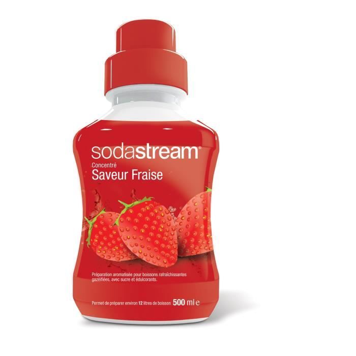 SODASTREAM Concentré Saveur fraise 500 ml