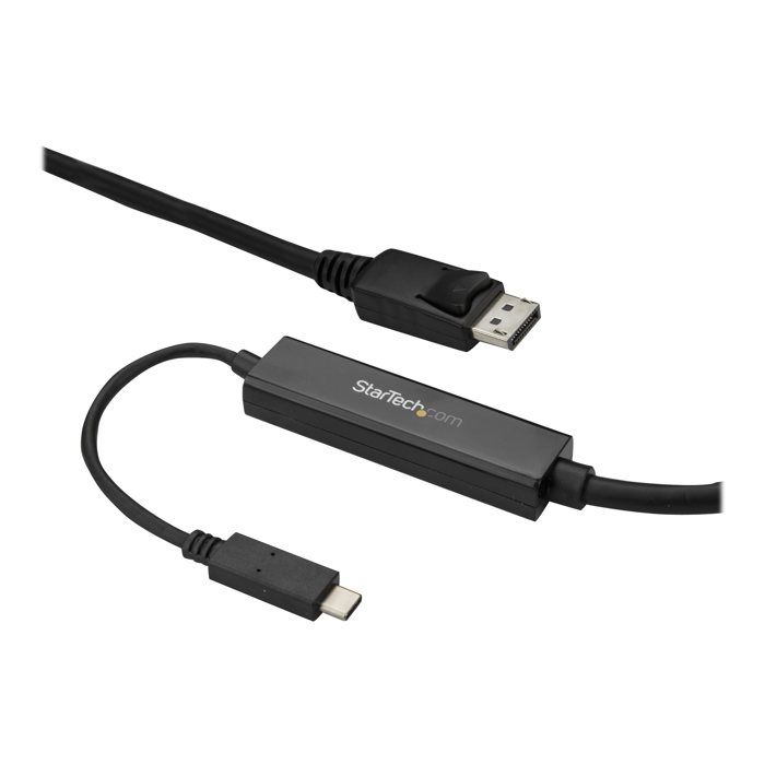 STARTECH Câble adaptateur USB-C vers DisplayPort 4K 60 Hz de 3 m - Noir - première extrémité: 1 x USB Type C Mâle Thunderbolt 3