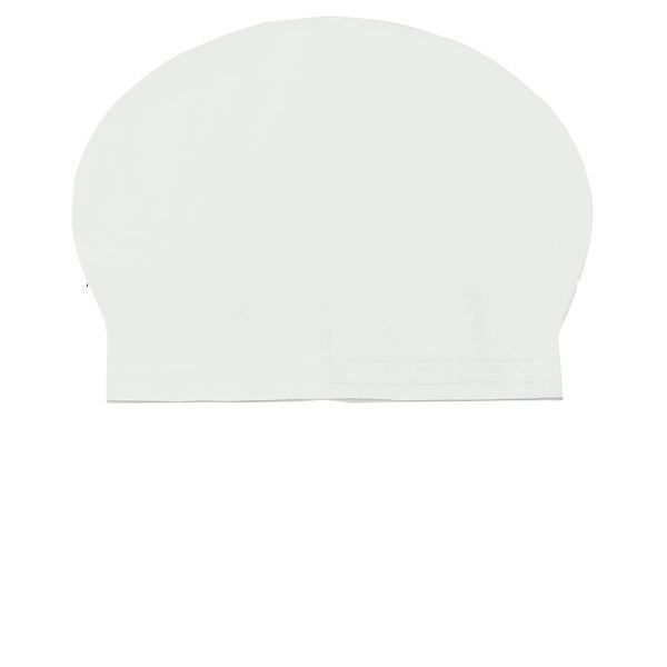 Bonnet de bain natation piscine de couleur blanc
