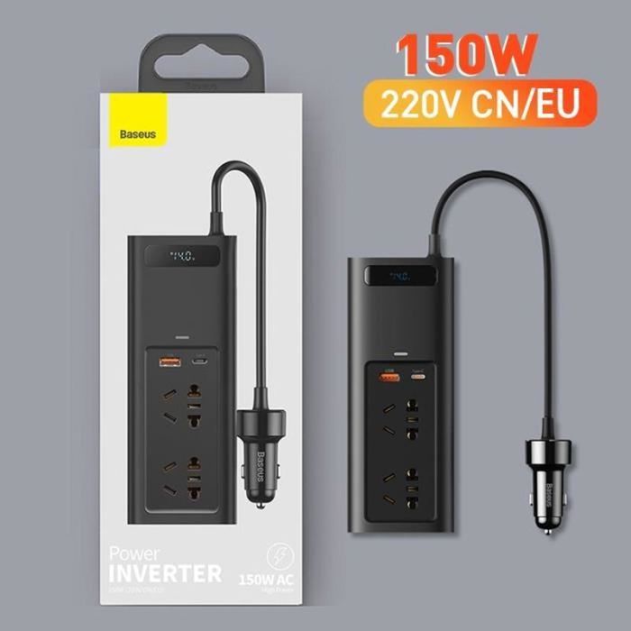 1500W Voiture Onduleur DC 12V à AC 110V Convertisseur 2.1A Double USB Auto Transformateur De