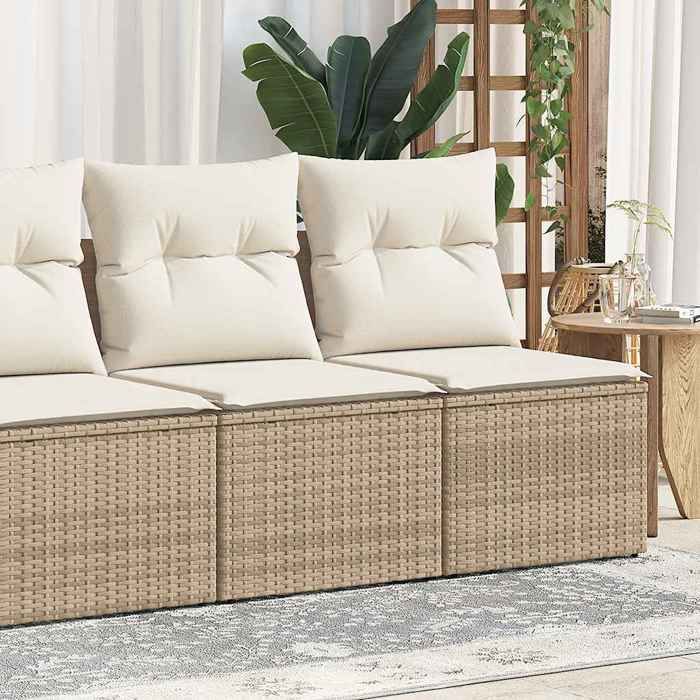 vidaXL Salon de jardin 2 pcs avec coussins - vue 8
