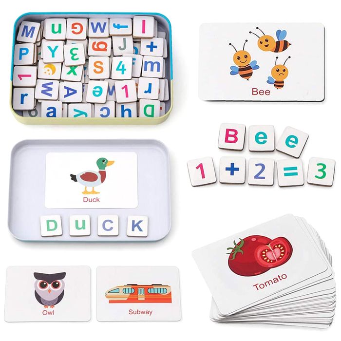 Weenwill – 108 Lettres Et Chiffres Magnétiques En EVA – Alphabet Majuscules/minuscules, Nombres – Jouet éducatif Dès 3 Ans