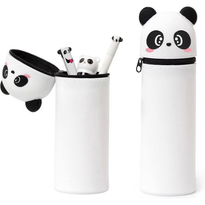 Trousse 2 En 1 Silicone Souple Lapin - Porte-stylos Pliable, étui école Kawaii