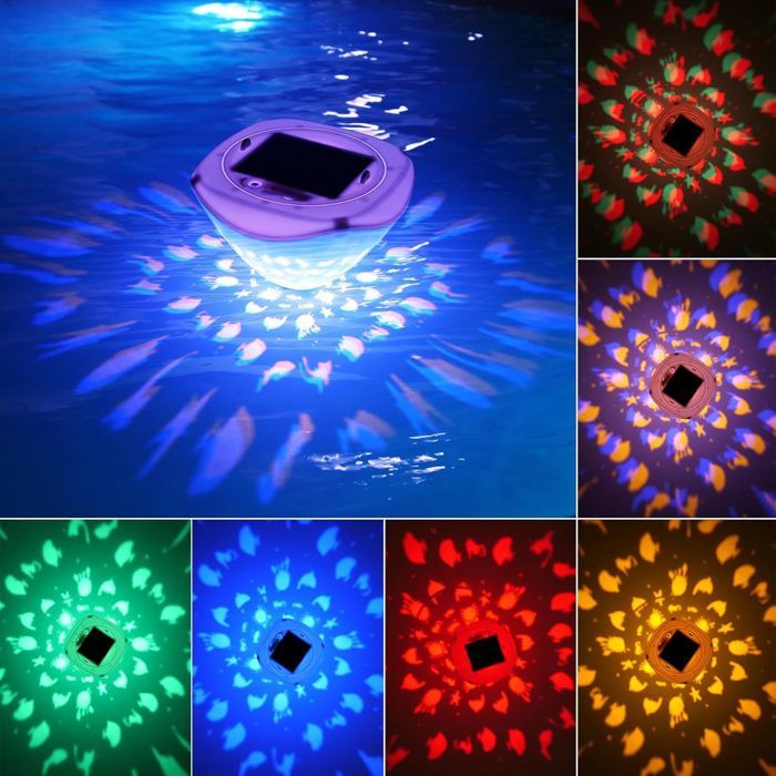 Lumiere Solaires Piscine RGB LED Lampe Piscine Solaire avec — free download