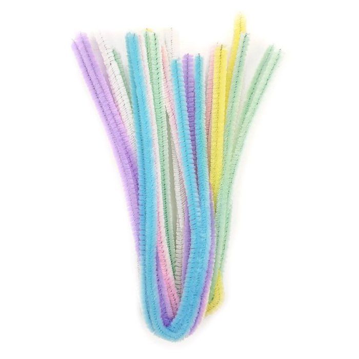 Sachet De 72 Chenilles - Loisirs Créatifs - 30 Cm - Coloris Assortis à Prix