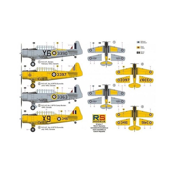 RS MODELS 92208 MAQUETTE NA-64 