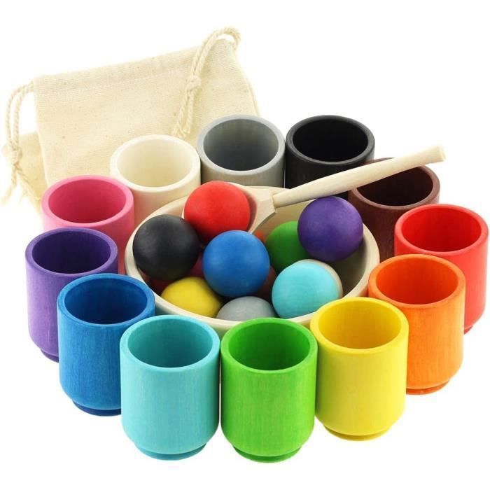 Jeu Montessori 3+ : Abeilles, Comptage, Tri, Couleurs - Motricité Fine