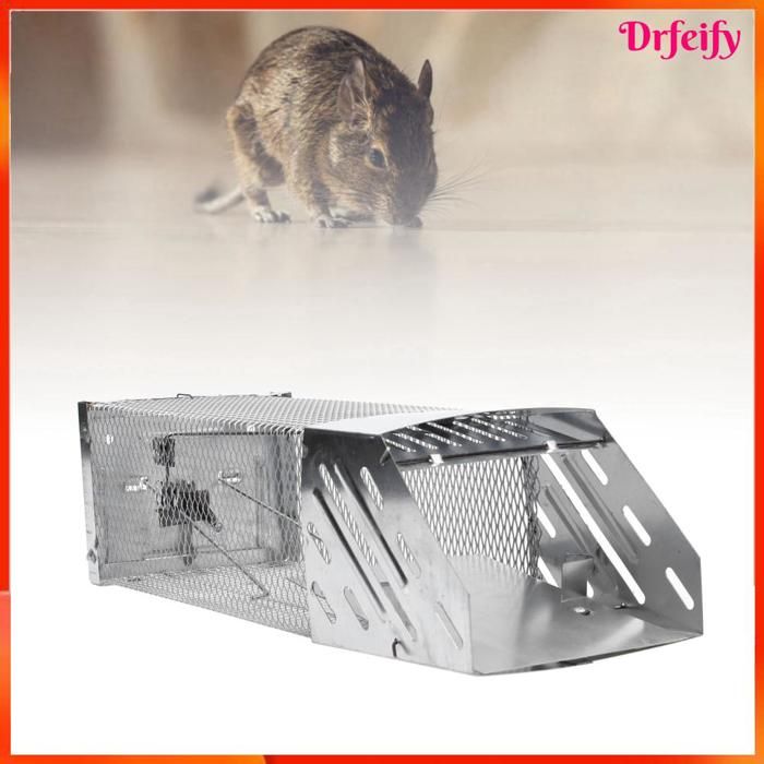 Cage Piège à Rats Réutilisable 2 Pièces – Attrape Souris, Hamsters Et Rongeurs, Sans Cruauté, Intérieur/extérieur