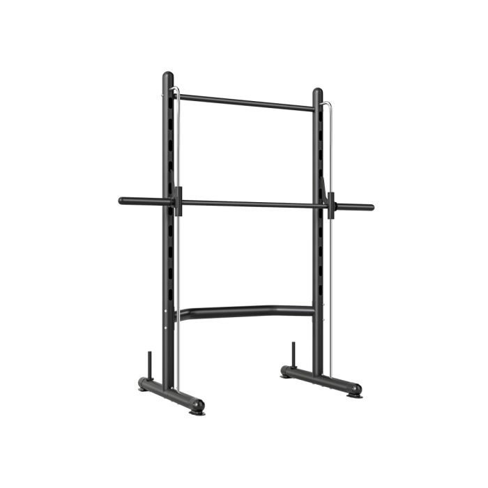 Adjustable Squat Rack with Pull Up Bar Barbell Bar for Home Gym
