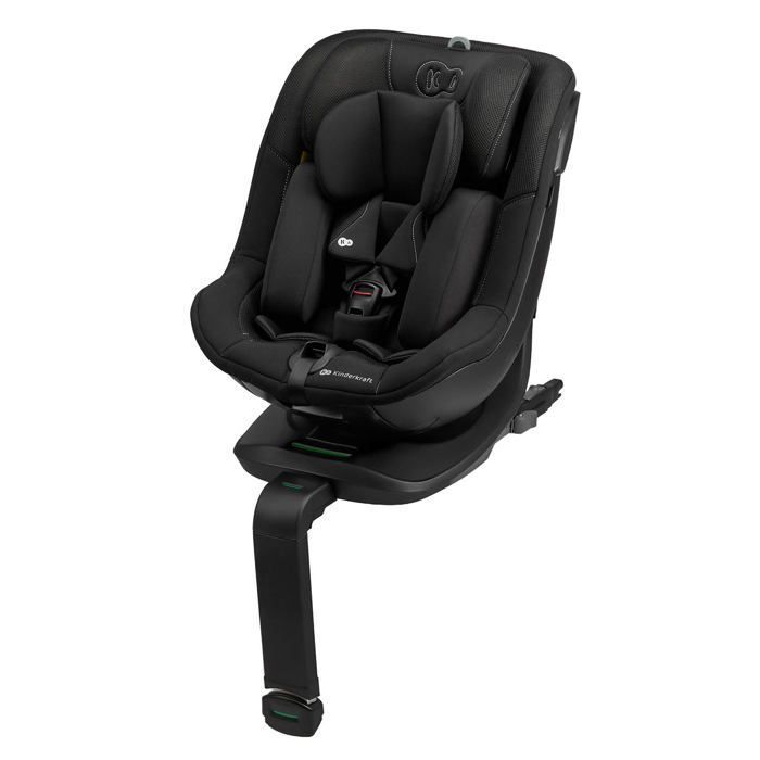 Siège auto Kinderkraft I-GROW I-SIZE 40-150 cm pivotant 360 ISOFIX Top Tether RWF FWF harnais 5 points noir