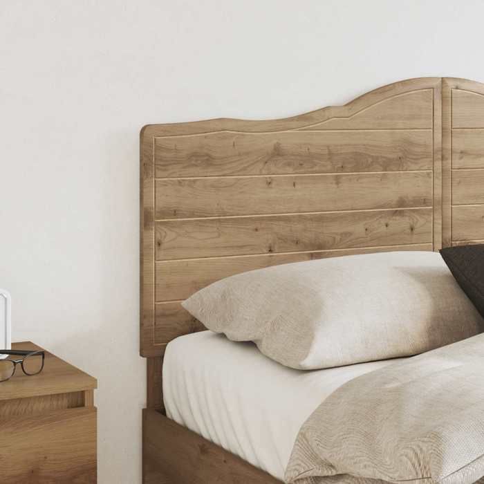 Meuble de chambre - HAOSHOP - Tête de lit moderne - Chêne artisanal Bois dingénierie（15528)