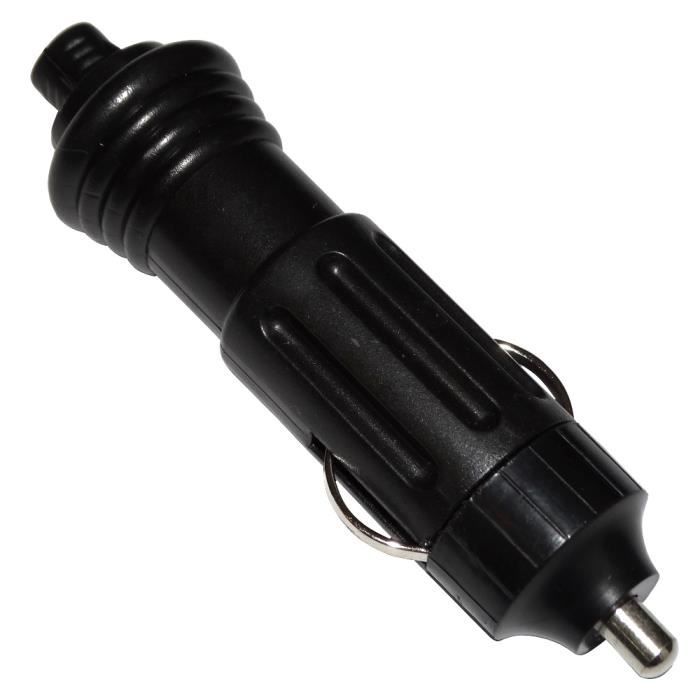 Fiche connecteur m/âle pour Prise Allume-Cigare avec Interrupteur 1//0 on//Off 12V//24V AERZETIX