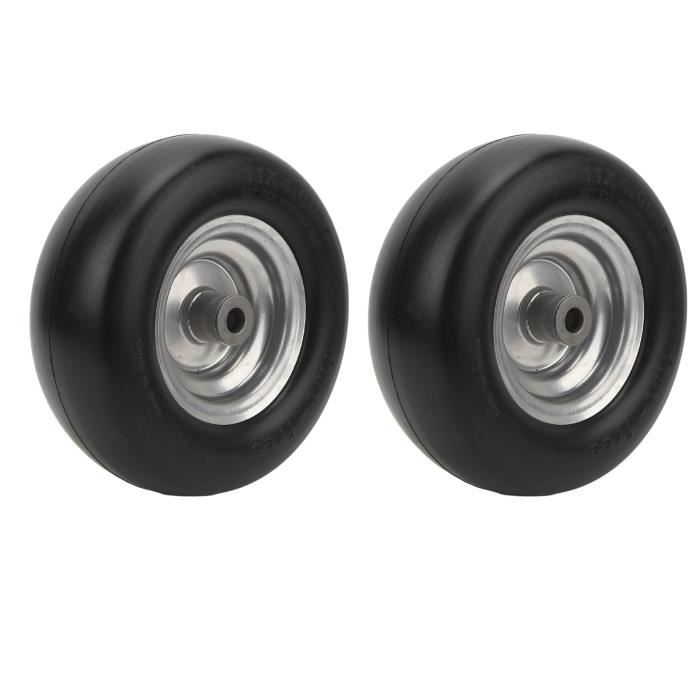 Pneu De Tondeuse Sans Chambre à Air 11x4.00-5 - 4 Plis, Charge 147kg - Compatible Tondeuses Et Tracteurs