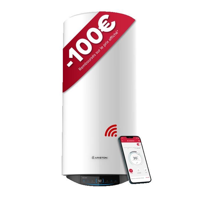 Chauffe eau électrique Ariston ABYLEOS EXPERT WIFI 150 litres Vertical Mural Flexibilité Énergétique Stéatite - vue 2