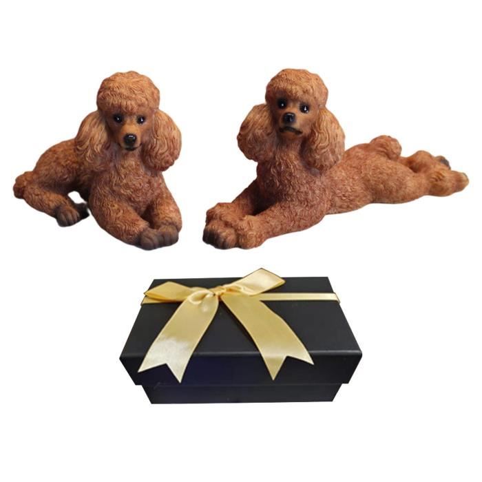 Buste / Statue Caniche – Art Dog – Édition Limitée – Résine Bronze – Fabriqué Pologne