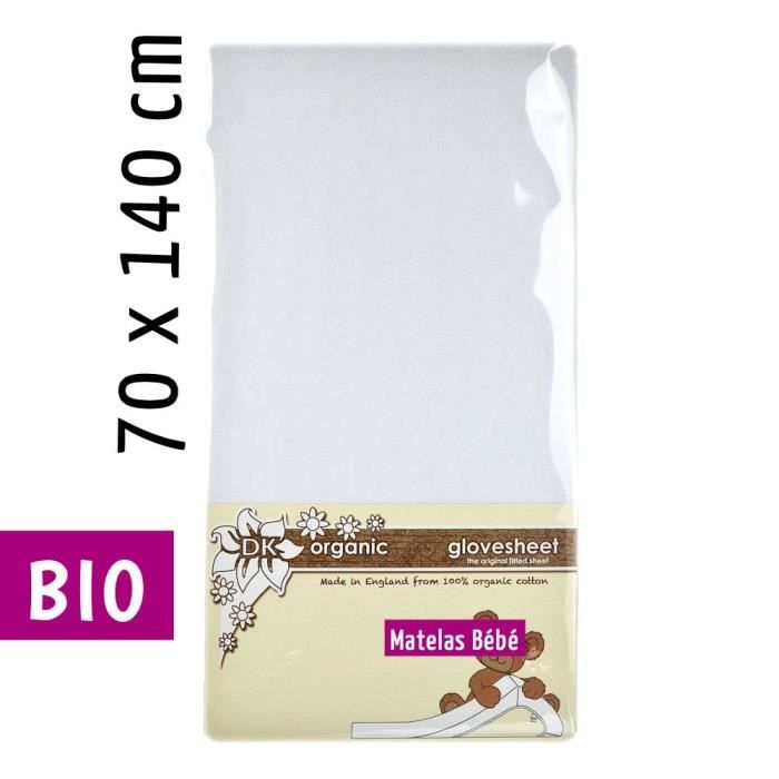 Bio Drap Housse Lit Bebe 70 X 140 Cm 100 Coton Organique De Haute Qualite Drap Housse Matelas Bebe Blanc Blanc Cdiscount Pret A Porter