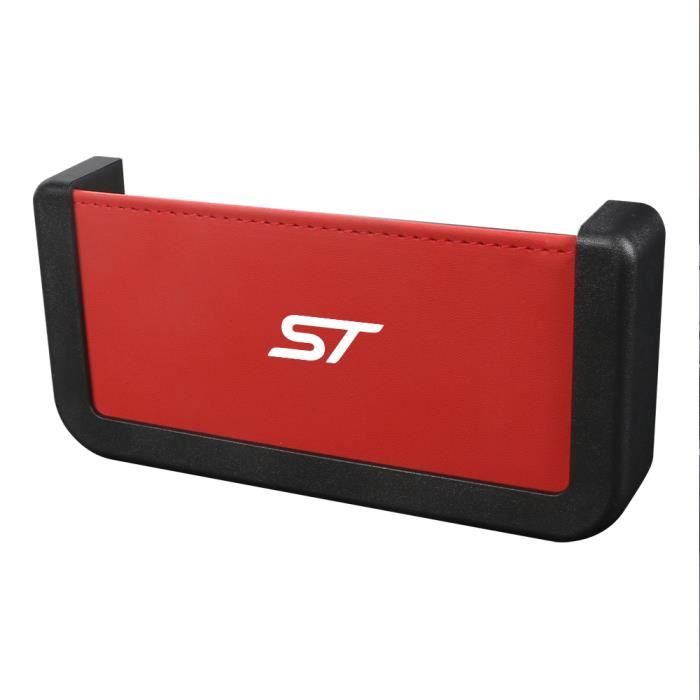 Pour ST Style 1-Rouge - Sac de Rangement de Voiture, Boîte de Poche, Accessoires Automobiles pour Ford ST Fi.