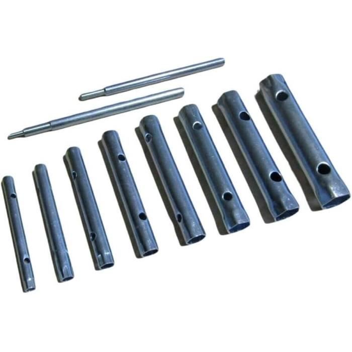 Set De Clés À Tube Hexagonales Dimensions De 6 Mm À 22 M10 Pièces Clés