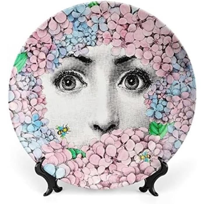 Assiette Commémorative D'Art De Style Italien,En Porcelaine Faite À La