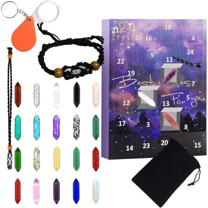 Calendrier de l'avent ma collection de pierres en 24 jours