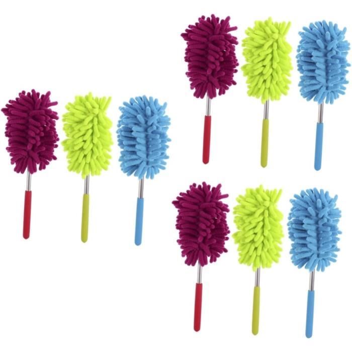 Lot De 2 Brosses De Nettoyage Pour Ventilation Voiture - Double Face Microfibre, 6.5x3.5x2 Cm, Pour Climatiseur, Clavier, Intérieur Auto - 5