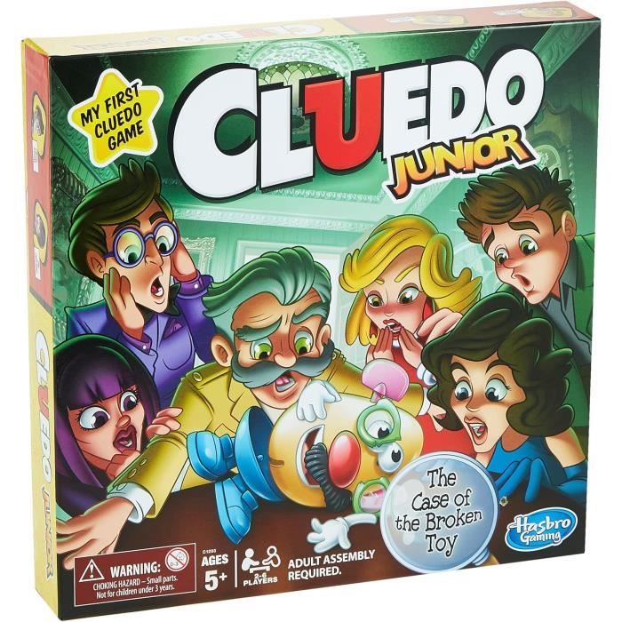 Jeu de plateau Cluedo Junior Casse tête du jouet 2 6 joueurs