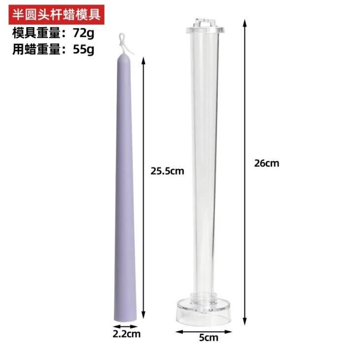 Moule à Bougie Torsadée En Silicone - Long Et Flexible - Pour Créer Des Bougies Piliers Originales - Fait Main