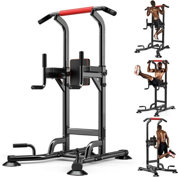 330lbs Chaise romaine Station traction dips multifonctions barre de traction dip