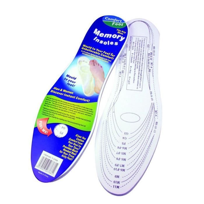 Semelle a memoire de forme store