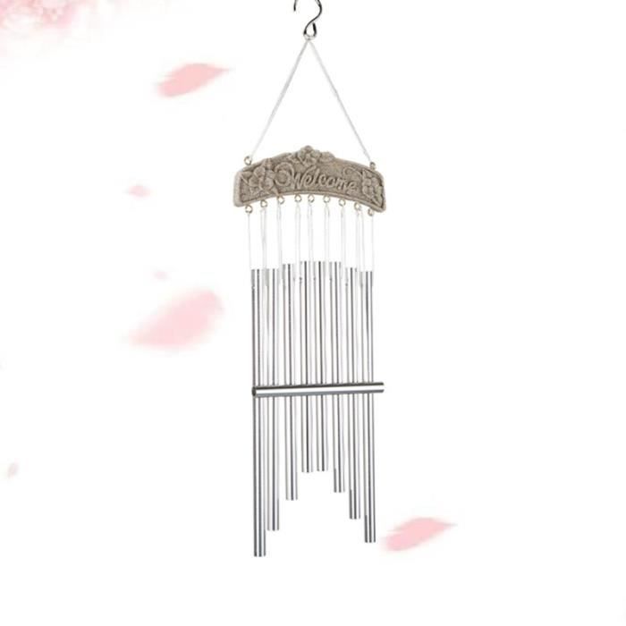 KESOTO Support Bijoux & Carillon Éolien Bois & Métal Or Rose – Présentoir Élégant