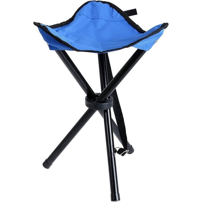 Trépied Pliant Tabouret,Toile Rétractable Portable Trépied Sport Tabouret Extérieur Ultraléger