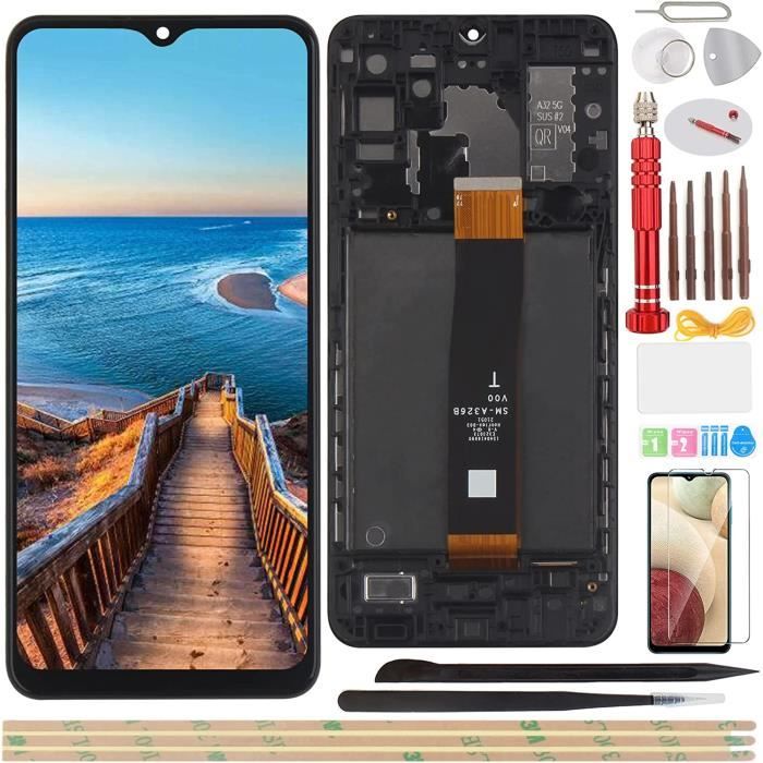 Accessoire pour téléphone mobile VISIODIRECT Lot de 2 film protecteur verre  trempé pour Samsung Galaxy A32 5G SM-A3226B 6.5 - 
