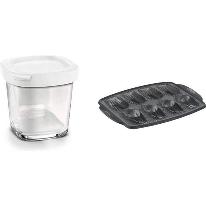 Lot de 6 pots en verre pour Cake Factory DélicesPot de