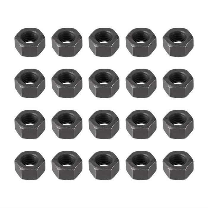 Sourcing Map Écrous Hexagonaux Écrou Grossier Filetage Métrique X 07mm