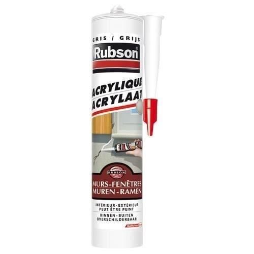 RUBSON Mastic murs et fenêtres - Cartouche 280ml - Gris
