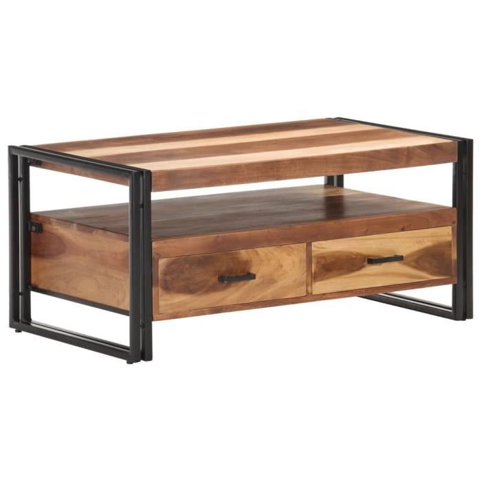Table basse en bois d acacia  Achat / Vente pas cher